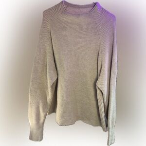 Thread & Supply Beige Crewneck Sweater